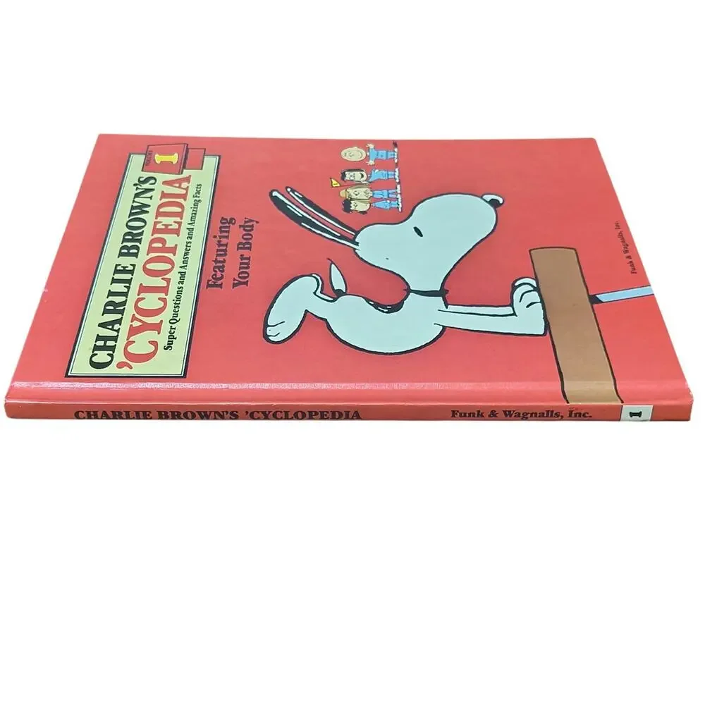 Charlie Browns CYCLOPEDIA Volume 1 Featuring Your Body Snoopy Peanuts Gang 1980